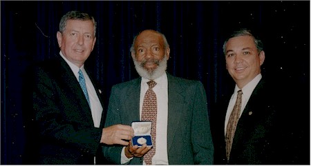 Attorney General John Ashcroft, James Meredith, and U.S. Marshals Director Benigno Reyna