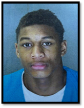 Mugshot of black male fugitive Coreyon Brown