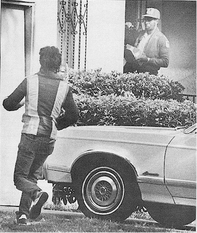 Two male on a doorway