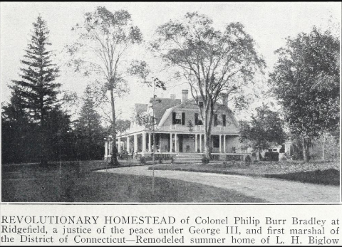 Philip Burr Bradley's Home Ridgefield, Connecticut