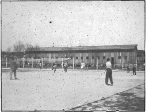 Volleyball in prison camp