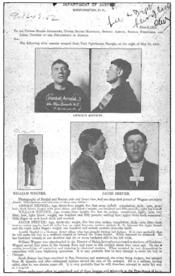 World War I wanted poster