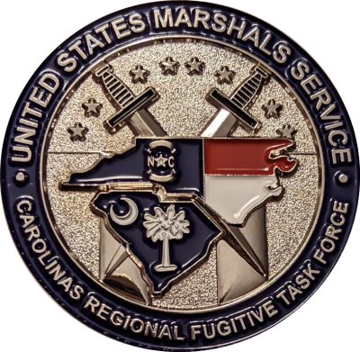 United State Marshals Carolinas Regional Fugitive Task Force Badge