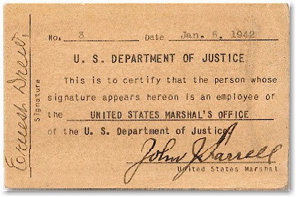 Paper Identification for U.S. Marshals employee