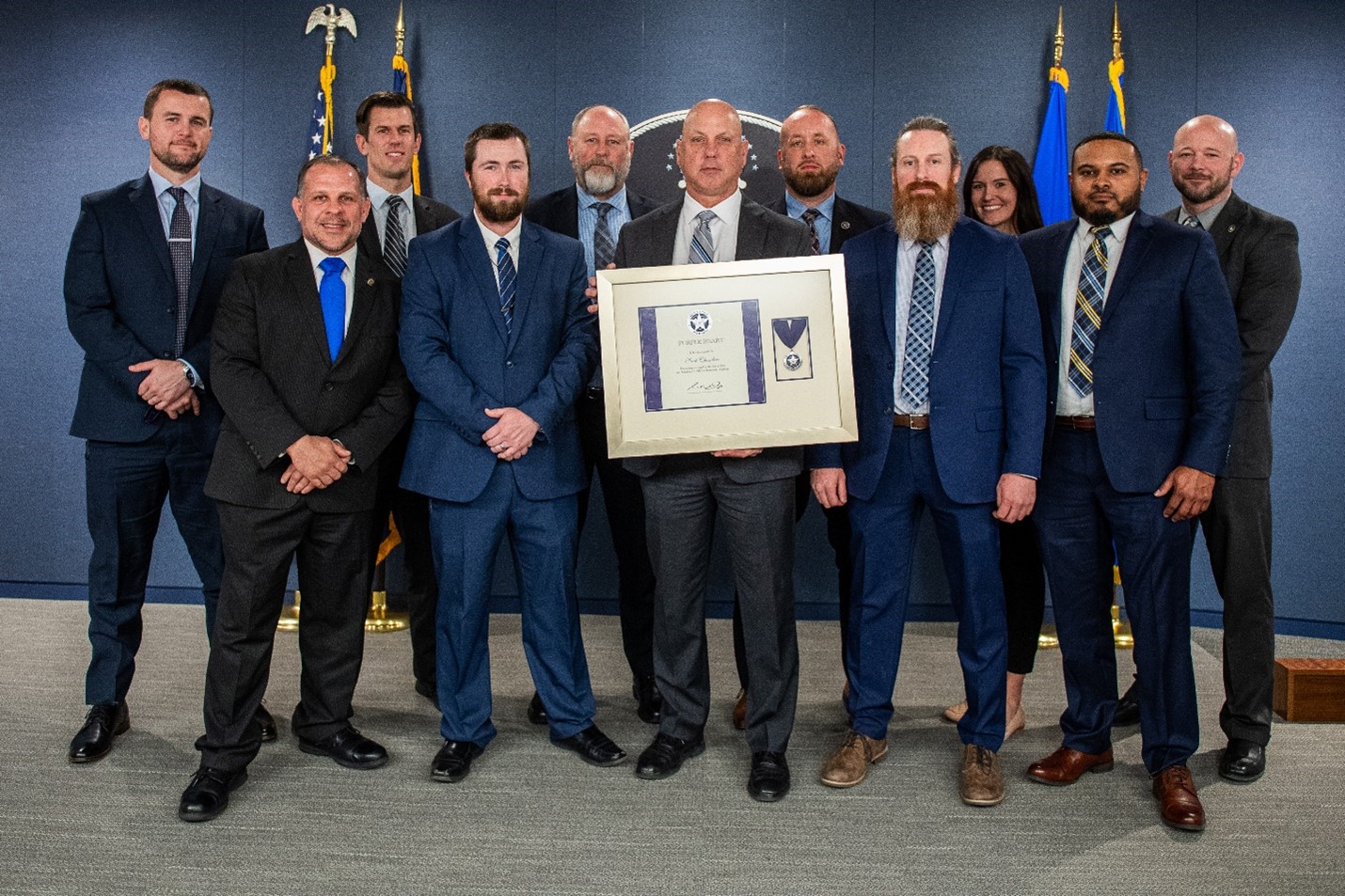 U.S. Marshals Service Task Force Officer, Scott Chambers and CARFTF members