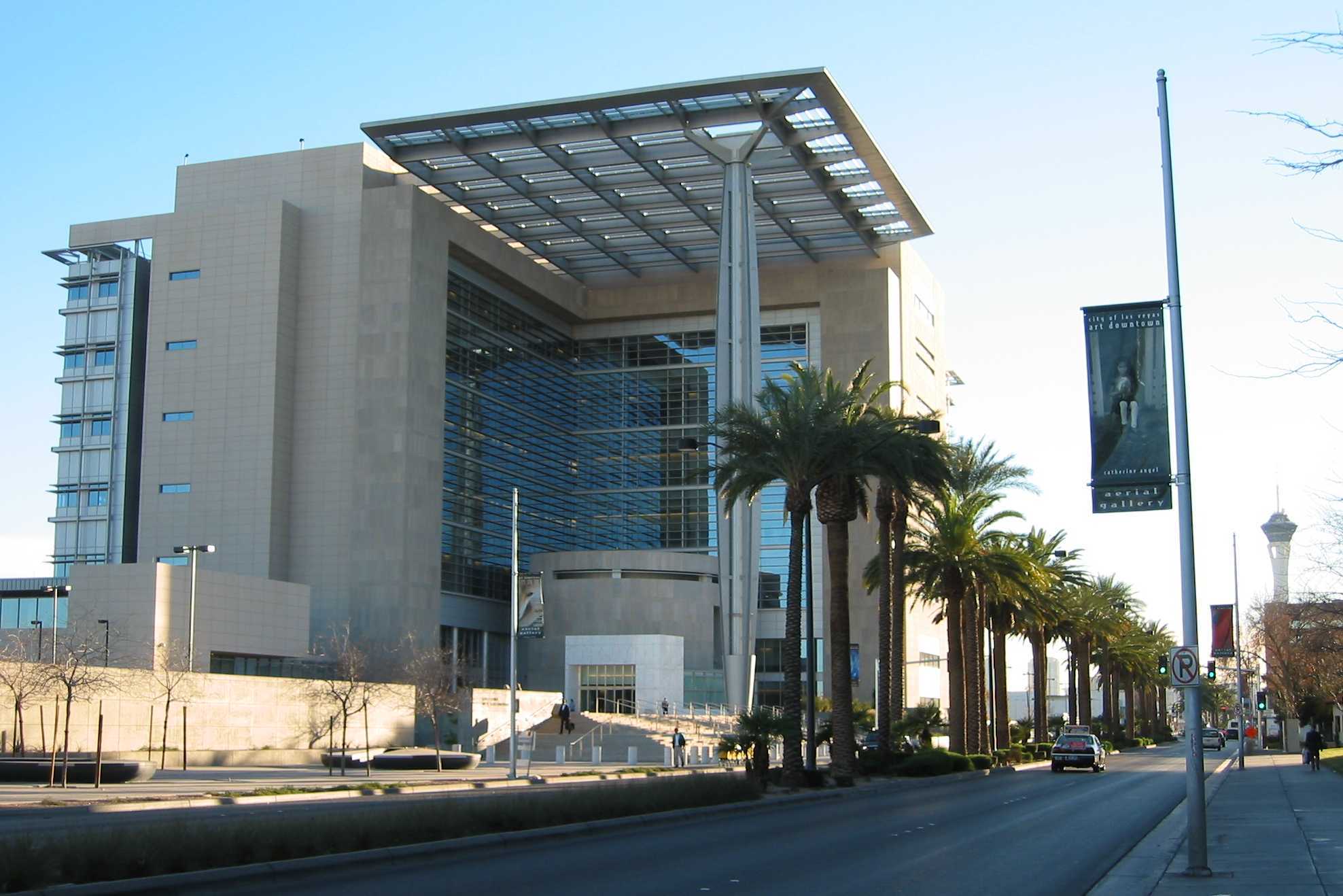 The building of Lloyd D. George - U.S. Federal Courthouse in Las Vegas, Nevada