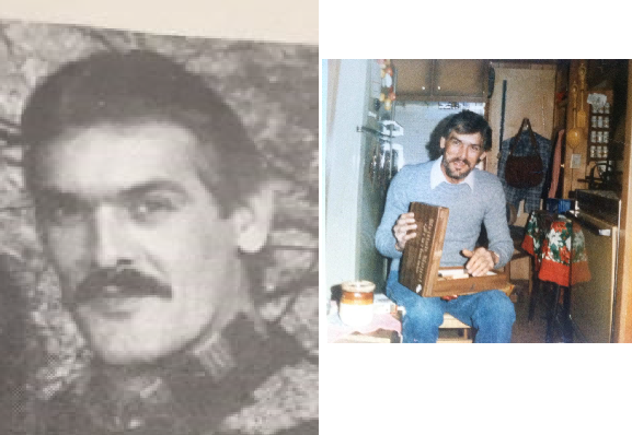 Photo of James Meece 1987 and 1989