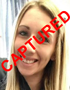Photo of capture female fugitive Meghan Donnelly