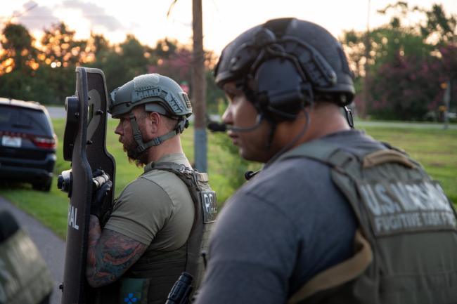 Two Deputy U.S. Marshals during Operation North Star.