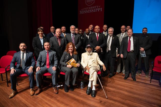 James Meredith with U.S. Marshals Service personnel at the…
